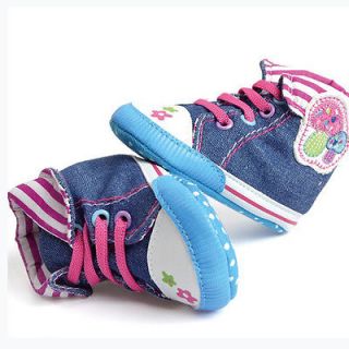 Mushroom Girl Baby Soft Soled Toddler Infant Shoes Sneakers 9 12 Month 