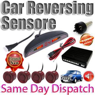 All Car Parking Reverse Reversing 4 Sensors LED Displayer Sound Backup 