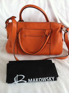 makowsky handbag orange
