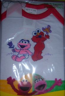   Street Infant T Shirt, Elmo, Cookie Monster, Big Bird, Baby Shower