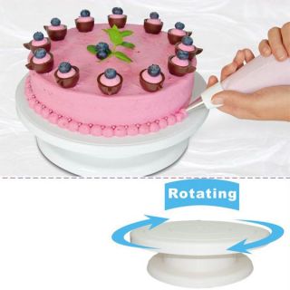   Thin decorative cake Rotating Cake Plate Pedestal Stand baking tools