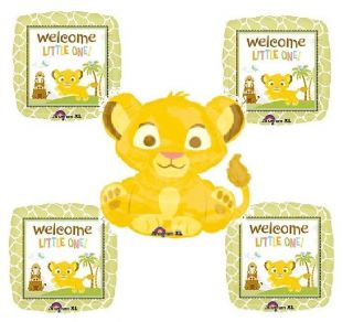Send Birthday Cake on Disney Lion King Baby Shower Balloons Welcome Little One Simba Kit Of