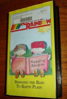 Used Reading Rainbow Episode VHS Bringing The Rain to Kapiti Plain