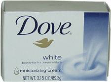 White Moisturizing Cream Beauty Bar by Dove for Unisex   3.15 oz Soap