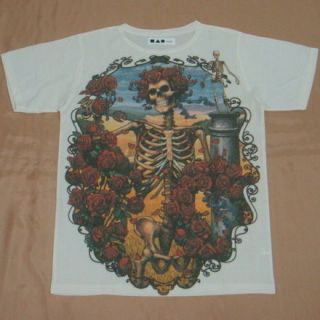   Shirt skull retro vintage punk rock thai clothing hip pop supreme L