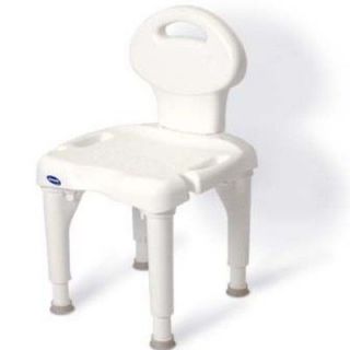 New Invacare Careguard Shower Chair / Bath Seat with Back Rest   Model 
