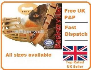 Baskerville basket plastic dog muzzle all sizes 1   15