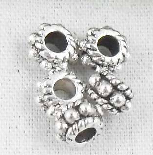 Free ship 190Pcs Tibetan Silver exquisite Spacer Beads 5x3mm