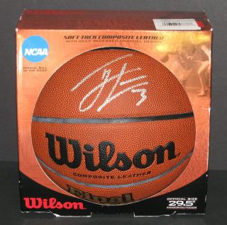   Nuggets / North Carolina TY LAWSON Signed Wilson Final Four Basketball
