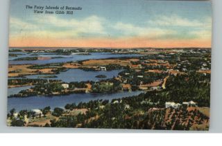 BERMUDA Fairy Islands Old Postcard
