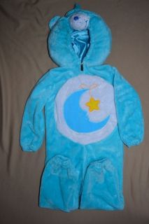 CARE BEARS COSTUME Bedtime Bear Turquoise Size 3T 4T Halloween 