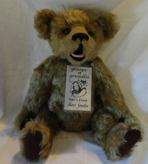 ONE OF A KIND BUSTER Mohair Artist Bear by Cheri Fowler   Groops N 