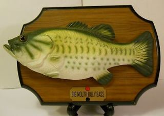 BIG MOUTH BILLY BASS, WORKS GREAT, SINGS 2 SONGS, MOVES, EUC! BE HAPPY 
