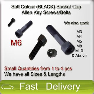   ) SOCKET CAP Screws Allen Key Screw Bolts HIGH TENSILE 12.9 SMALL QTY