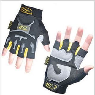 2012 NEW Cycling Bike Bicycle half finger Silicone Gel gloves Size M 