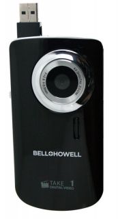 Bell+Howell Take1 Digital Video Flip Camcorder with Case, Cables 