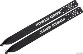 Power Grip Fixie Straps w/ Hardware, Black