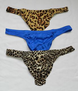 Pairs Silk Knit Mens Underwear Thong Briefs Size XL (W38 41)