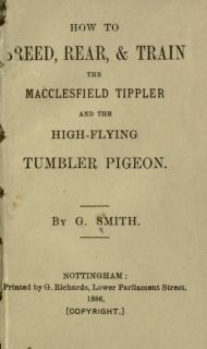 MACCLESFIELD TIPPLER /HGH FLYING TUMBLER PIGEON CD