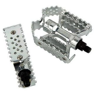   Pedals BMX Bike Pedals 1/2 Inch Silver BMX Pedals Odyssey Cage Pedals