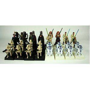  Wars Episode 1 Chess Set Pieces (R2D2,Nute, King, Pawn, Bishop, Rune