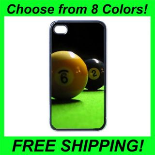 Pool Balls / Table Design   Apple iPhone 4/4s Hard Case (8 Colors 