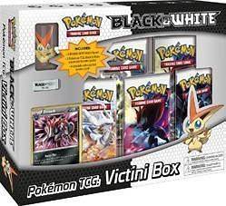 POKEMON TCG BLACK AND WHITE VICTINI BOX WITH PROMO CARD AND 5 BOOSTER 