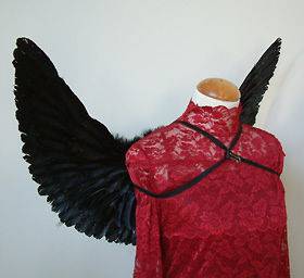 black angel wings in Costumes, Reenactment, Theater