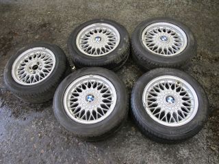 Set Of 5 Genuine BMW E30 15 BBS Alloys Wheels Et24 4x100 With 205/55 