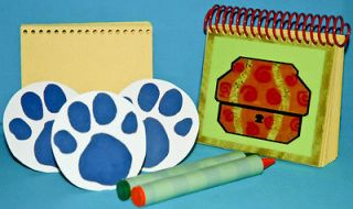 Blues Clues Steves Handy Dandy Treasure Chest Notebook Thinking Chair 