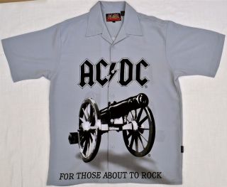 NEW AC DC Cannon Salute Club Shirt, Dragonfly