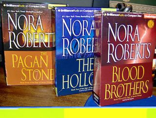NORA ROBERTS, COMPLETE SIGN OF SEVEN TRILOGY, UNABRIDGED, 27 CDS 