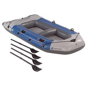 Sevylor Colossus 4 Person Inflatable Boat w/Oars 2000003391