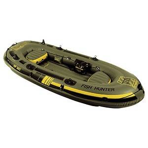   Fish Hunter 4 Person Inflatable Anglers Boat Sports 30 gauge PVC New
