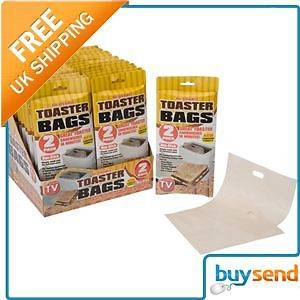   Non Stick Bread Toasting Toaster Toast Sandwich Bags Sleeves Pack