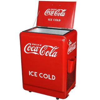   new DRINK COCA COLA old style metal Coke electric ice box refrigerator