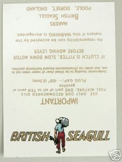 British Seagull in  Motors