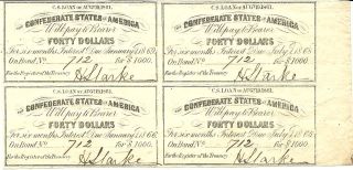 confederate war bond in Paper Money US