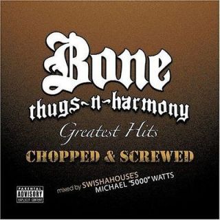 BONE THUGS N HARMONY   GREATEST HITS (CHOPPED & SCREWED) [PA]   NEW CD 