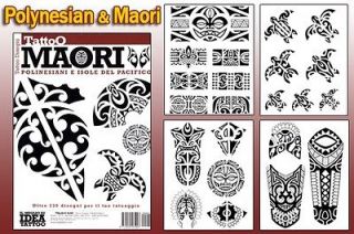   MAORI Tattoo Flash Design Book 64 Pages Cursive Writing Art Supply