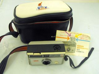 VTG Kodak Instamatic 104 Film Camera 1972 Munich Olympics Wrist Strap 