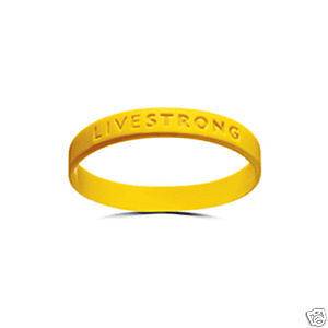 ADULT L/XL Yellow LIVESTRONG Bike BAND LANCE ARMSTRONG BRACELET 