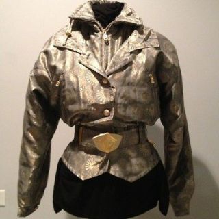 NWT BOGNER Womens Metallic Gold Insulated Ivana ski coat jacket S 6 $ 