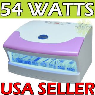 54W Nail UV Lamp Acrylic Gel Salon Light FAN Dryer Curing Equipment 54 