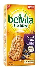 BELVITA BREAKFAST BISCUITS FOREST FRUIT 300G **BN** UK BRITISH FOOD