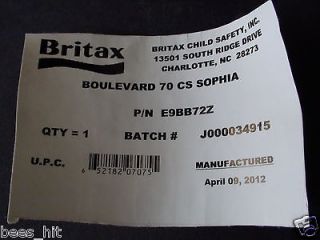 britax boulevard in Convertible Car Seat 5 40lbs