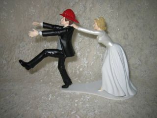 firefighter wedding cake topper in Cake Toppers