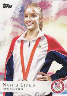 2012 Topps Olympics 43 Nastia Liukin BASE Card NM/MT Gymnastics Legend 