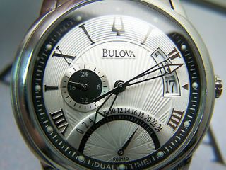 BULOVA 96B110 QUARTZ MENS WATCH STAINLESS STEEL LARGE 42.30MM CASE 
