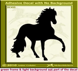 Peruvian Paso Horse Trailer Window Decal Sticker 445
